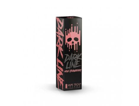 Longfill Dark Line 6/60ml - Milk Strawberry